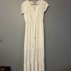 Women's Sonoma Goods For Life® Short Sleeve Tiered Maxi Dress